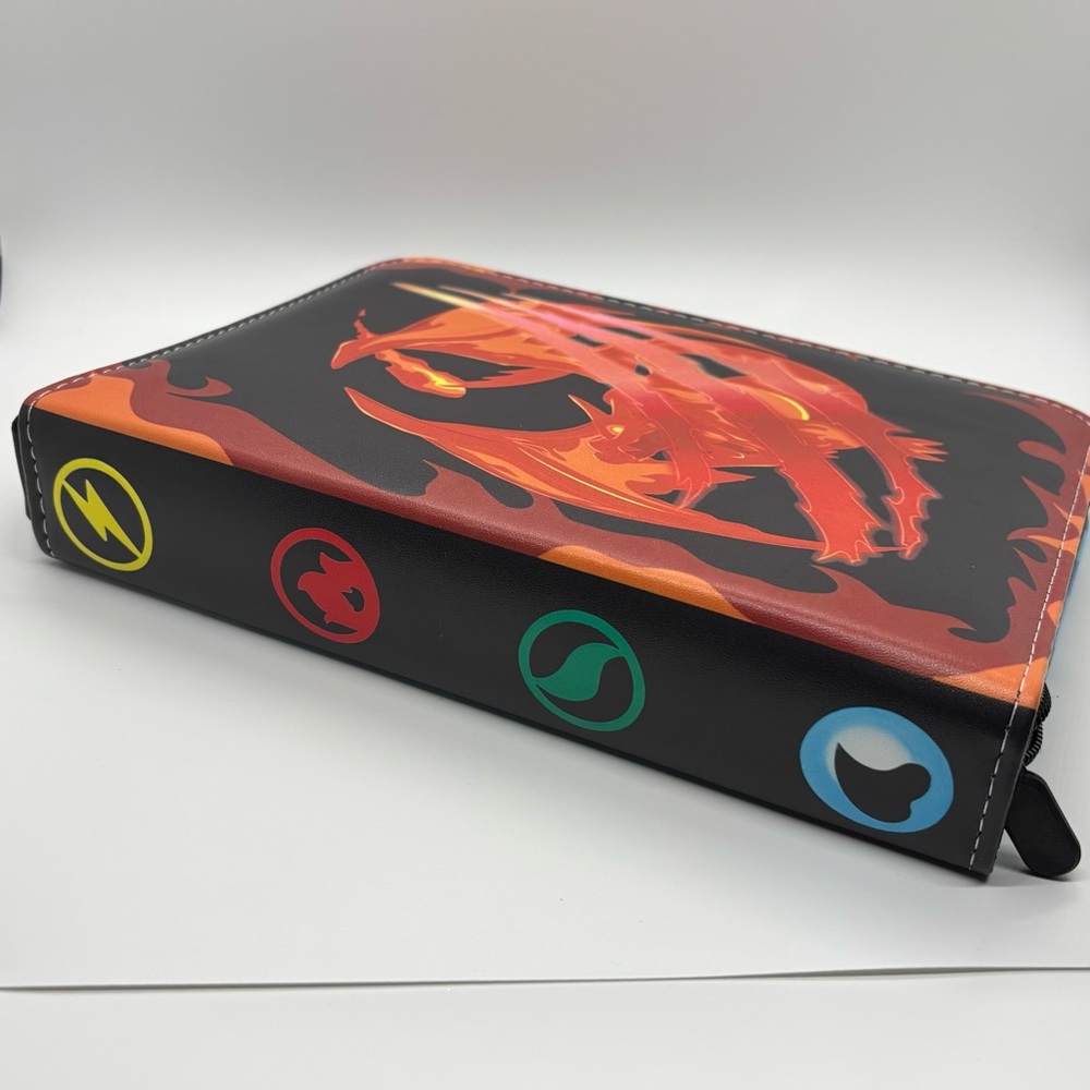 Zippered 3-Ring Binder Pokémon Card Holder with Sleeves, NWOT